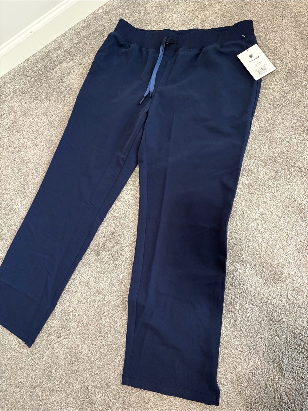 jaanuu xenos essential knit waist scrub pant